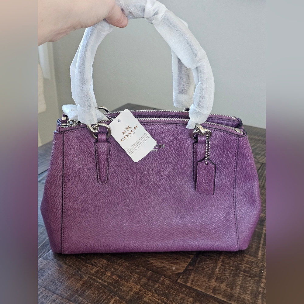 Never Been Used Coach Purple Women's Bag - Picture 4 of 17